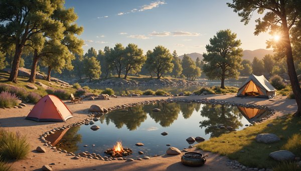 Explorer les campings avec des piscines naturelles au bord des rivières