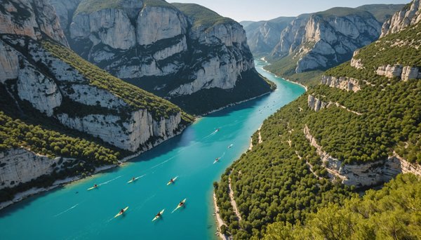 Explorer les Gorges du Verdon avec des activités nautiques étonnantes