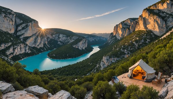 Comment préparer son voyage pour un camping 4 étoiles dans les magnifiques gorges du Verdon ?