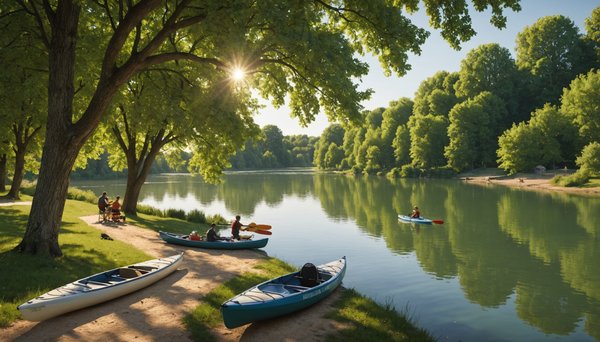 Quels sont les activités à faire près en bord d'une rivière d'un camping 4 étoiles en Dordogne ?