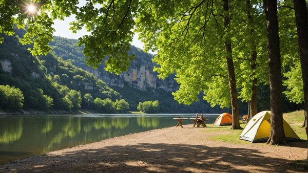 Camping la sagne au bord de la rivière dordogne : rêves naturels